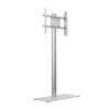 M Display Stand 180 Single Silver Floorbas