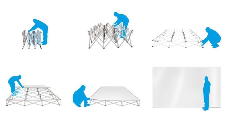 Cangas 3x3 | 4x3 Velcro Pop Up