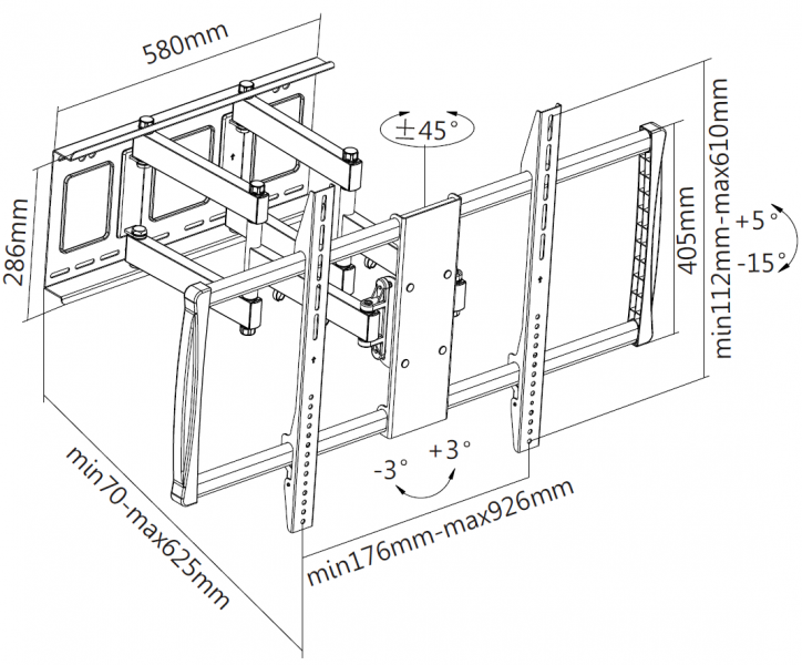 Suporte TV Plexo 100-9060T
