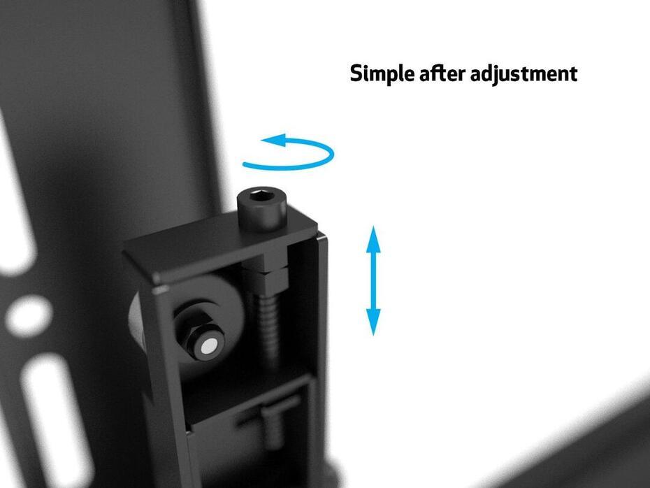 M VESA Wallmount Super Slim Tilt 400