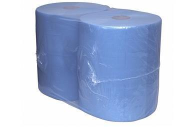 Rolo de papel de limpeza azul (2 rolos)