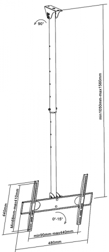 Suporte TV Pallas L