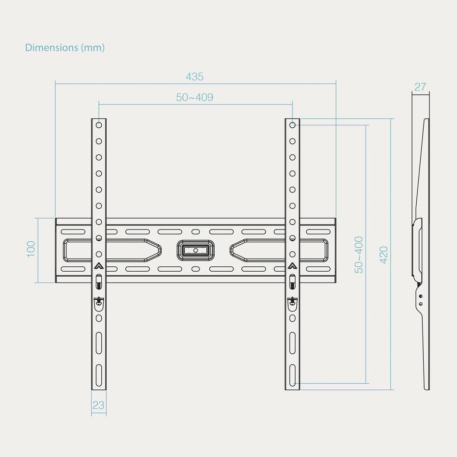 Suporte de Parede para Ecrãs 32-75 LP1030F-B