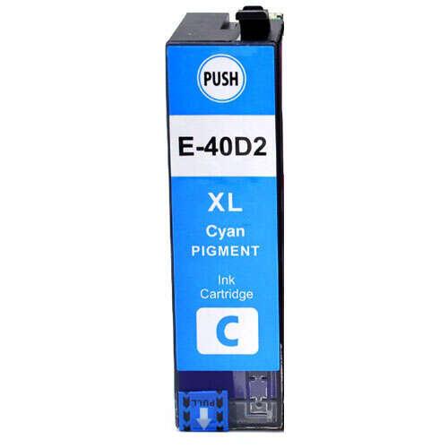 Epson T40D2 Tinteiro Azul Compatível