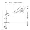 Suporte de mesa FPMA-D950 para monitor 13-27