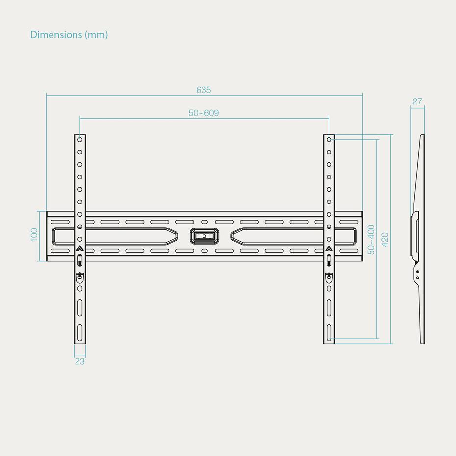 Suporte de Parede para Ecrãs 37-86 LP1050F-B