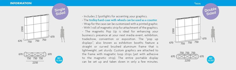 Gredos Magnético 3x3 Reto