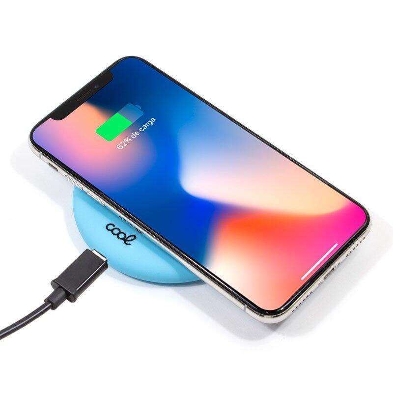 Carregador Smartphones Wireless Qi COOL Blue