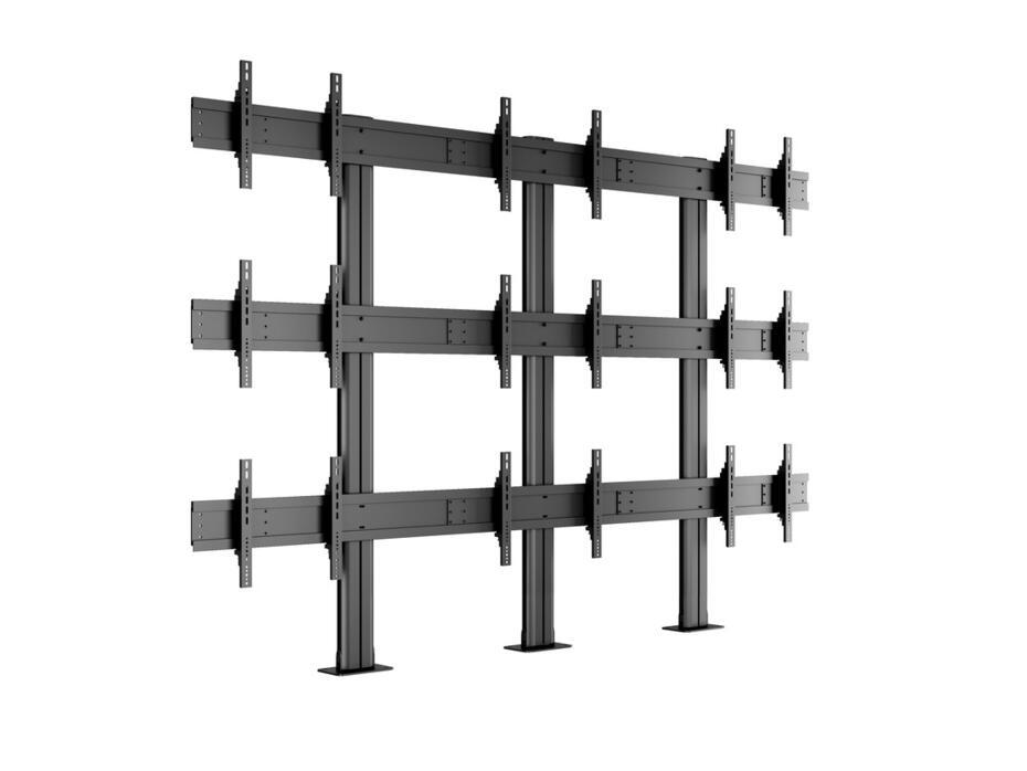 M Public Video Wall Stand 9-Screens 40-55