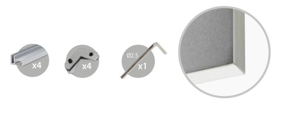 Quadro de TEXFIX 16 mm