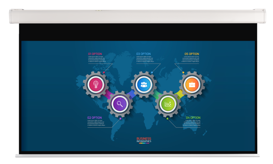 Tela Sreenline Mot 250cm sem moldura