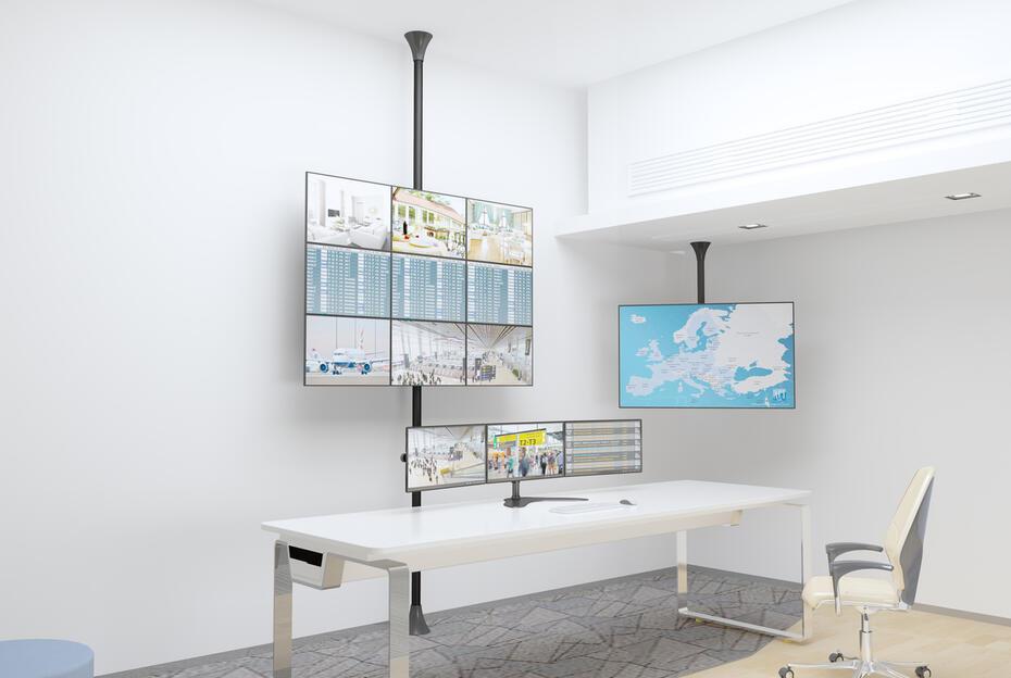 Suporte de chão ao teto Pro MBFC3X3U-F100