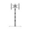 M Display Stand 180 Single Silver Floorbas