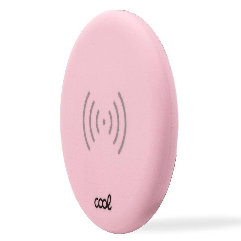 Carregador Smartphones Wireless Qi COOL Rosa