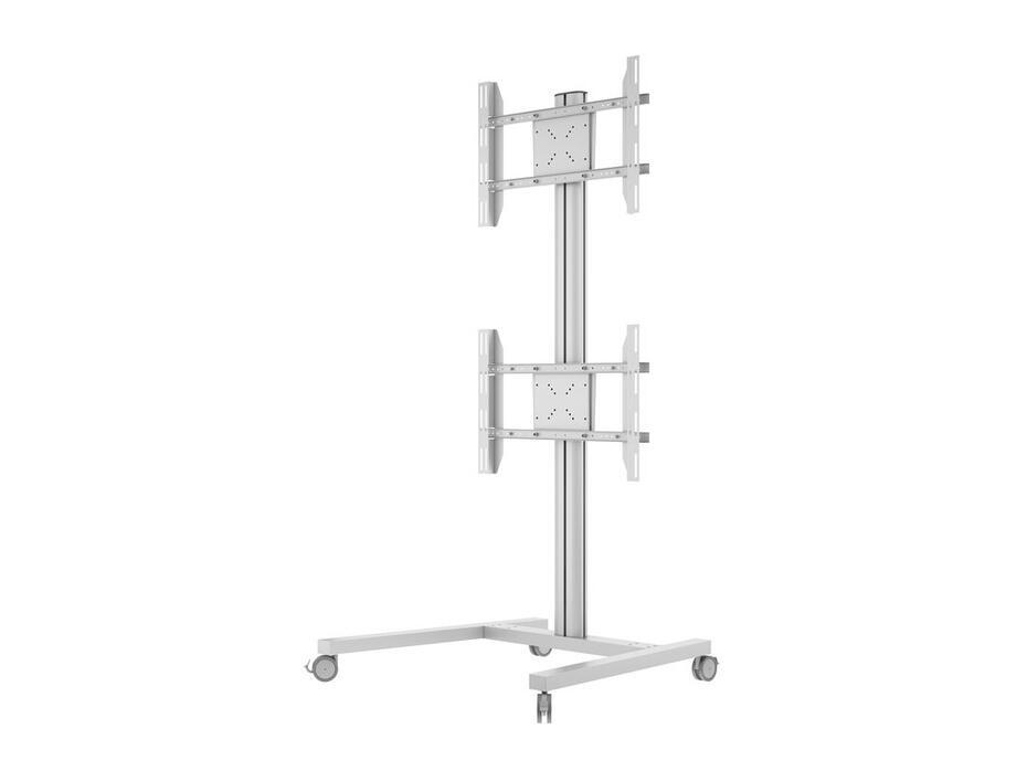 M Display Stand 180 Dual Vertical Silver