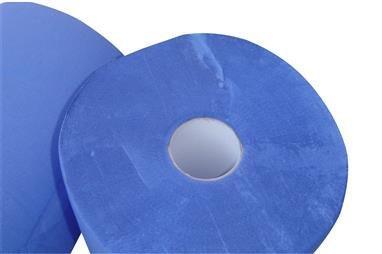 Rolo de papel de limpeza azul (2 rolos)