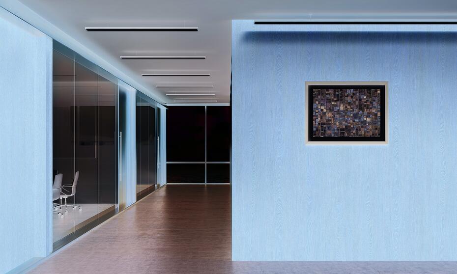 Vinil Design de interiores AA12 Brown Line Oak Structured