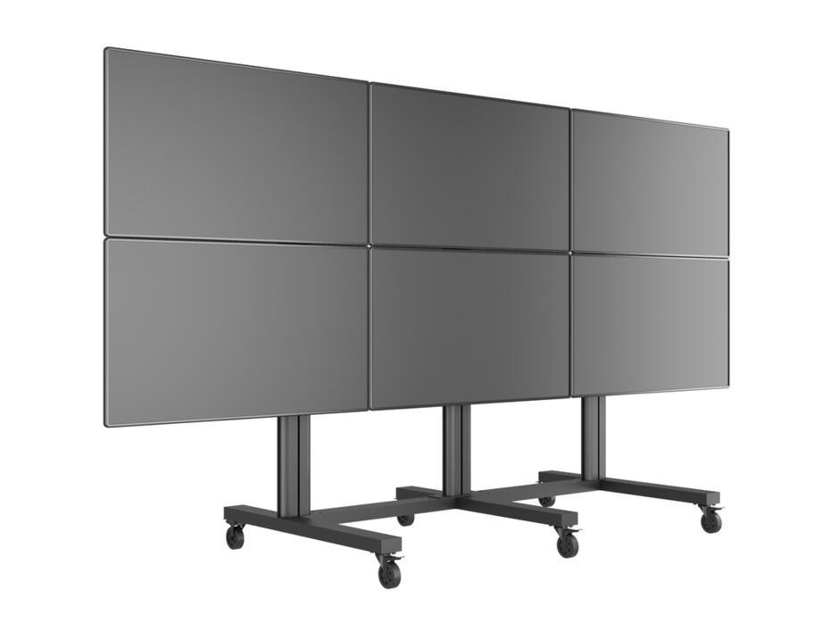 M Public Video Wall Stand 6-Screens 40-55