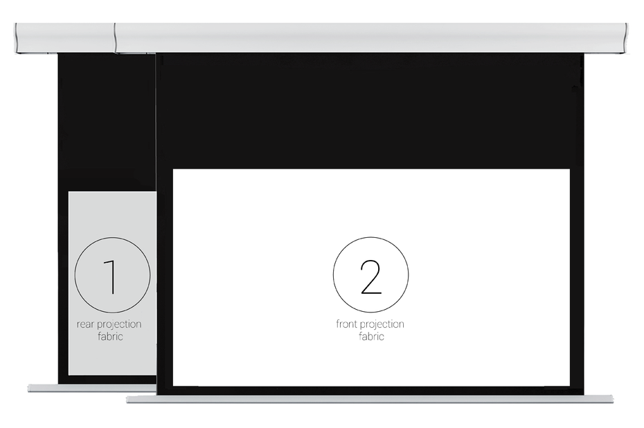 Tela Screenline Wave Biformato 223cm