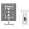 M Display Stand 180 Dual Vertical Silver