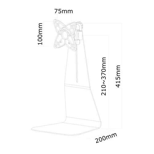 Suporte de mesa FPMA-D850 para monitor 10-27