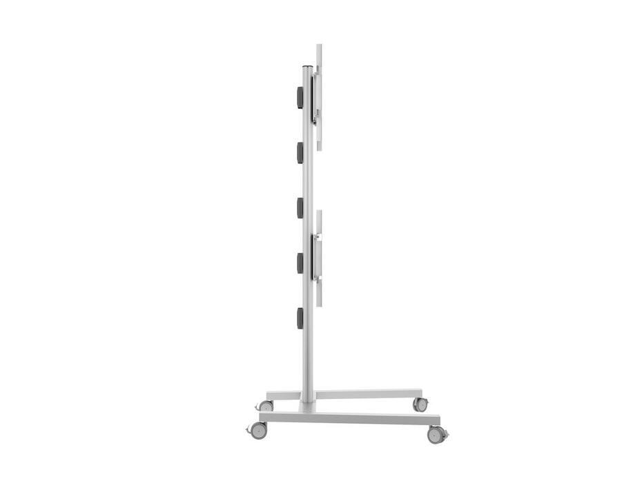 M Display Stand 180 Dual Vertical Silver