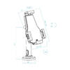 Suporte para Tablet Antiroubo TQTDS0812