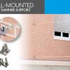 Sistema de Suporte de Banner Montado na Parede Wall mounted Street Banner Support