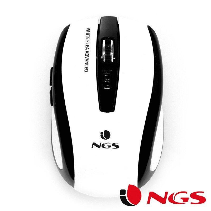 Rato Sem Fio NGS Flea White Advance