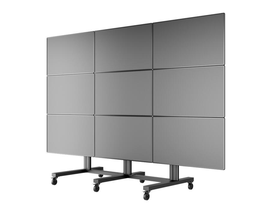 M Public Video Wall Stand 9-Screens 40-55