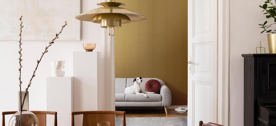  Vinil Design de interiores NE47 Soft Brushed Gold