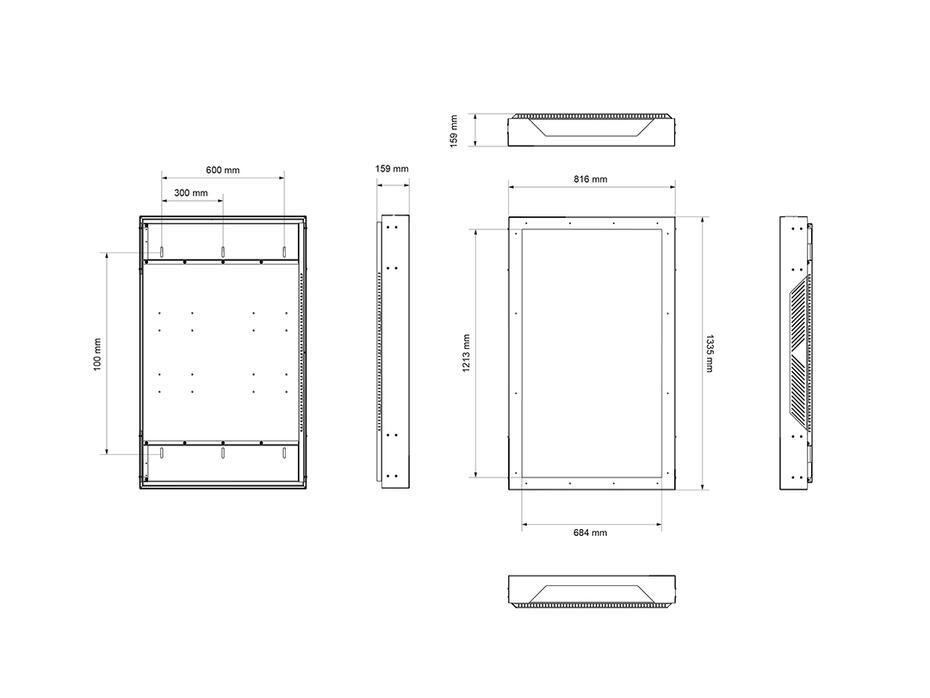 Outdoor Wall M Pro Series Enclosure 55