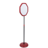 Expositor de Pé Octogonal Vermelho