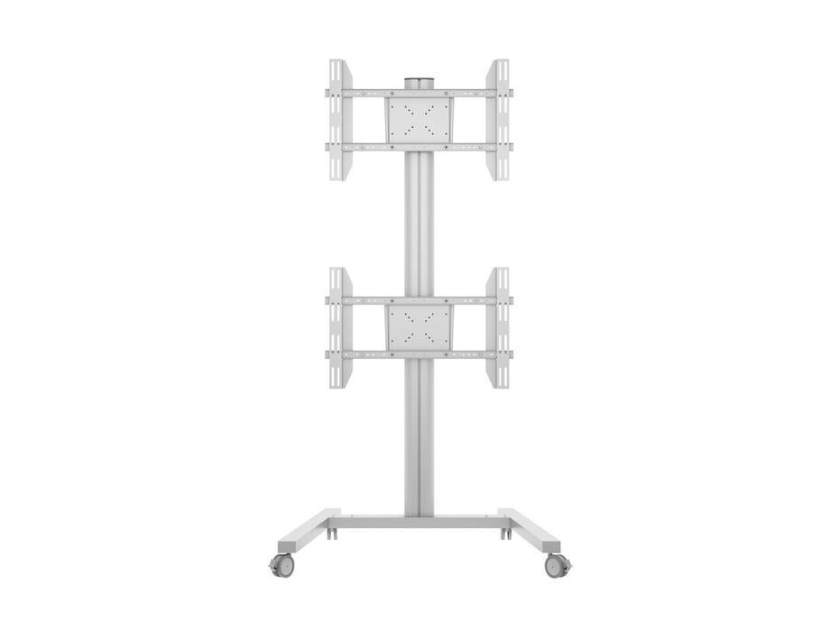 M Display Stand 180 Dual Vertical Silver