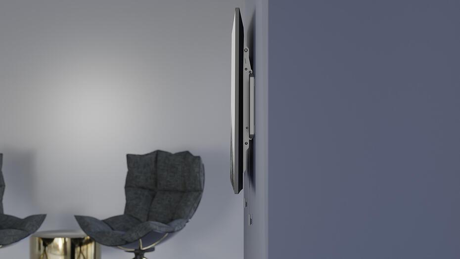 M Universal Wallmount Tilt Medium Black