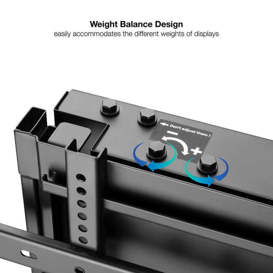 Suporte de Parede Ajustável para Quadro Interativo de 70-90
