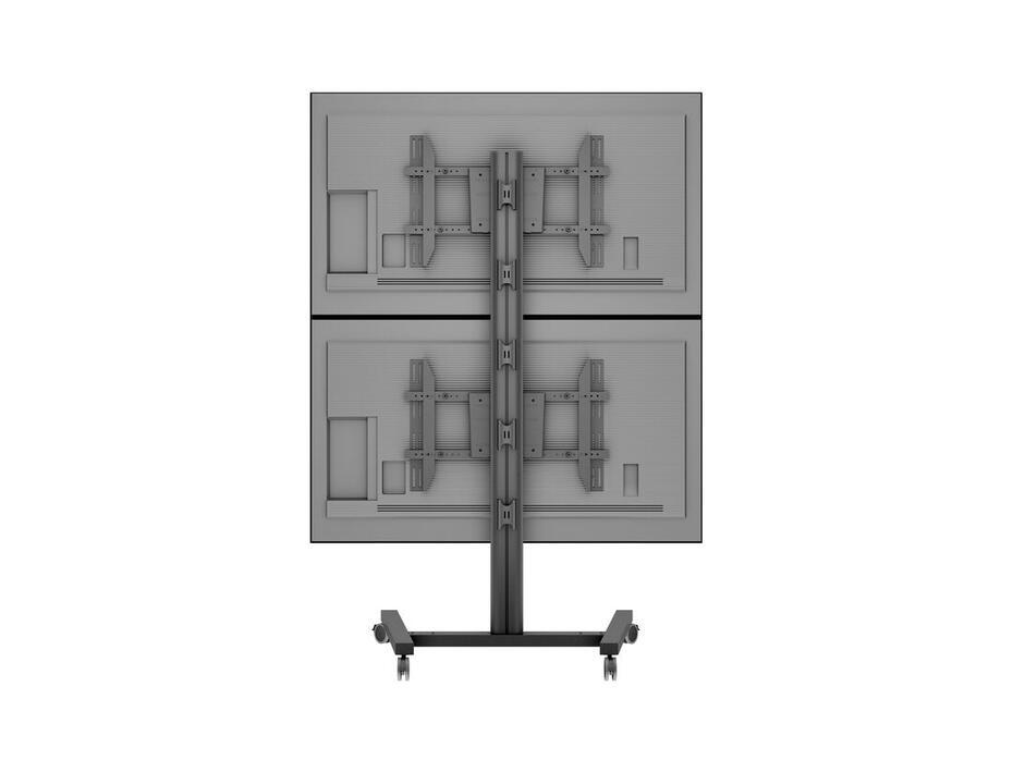 M Display Stand 180 Dual Vertical Black
