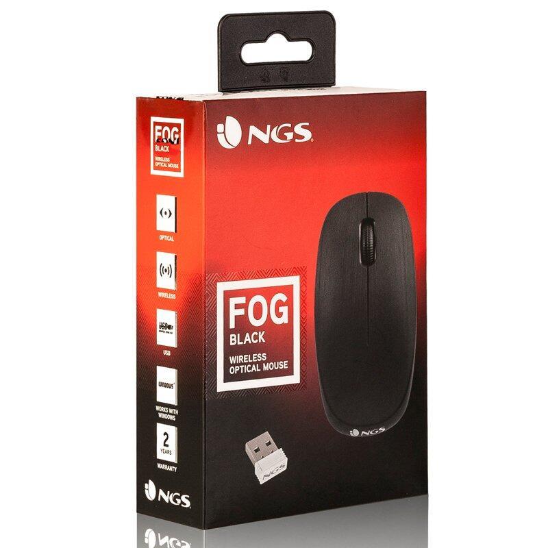 Rato Sem Fio NGS Fog Black