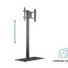 M Public Display Stand 210 HD Single Black Floorbase